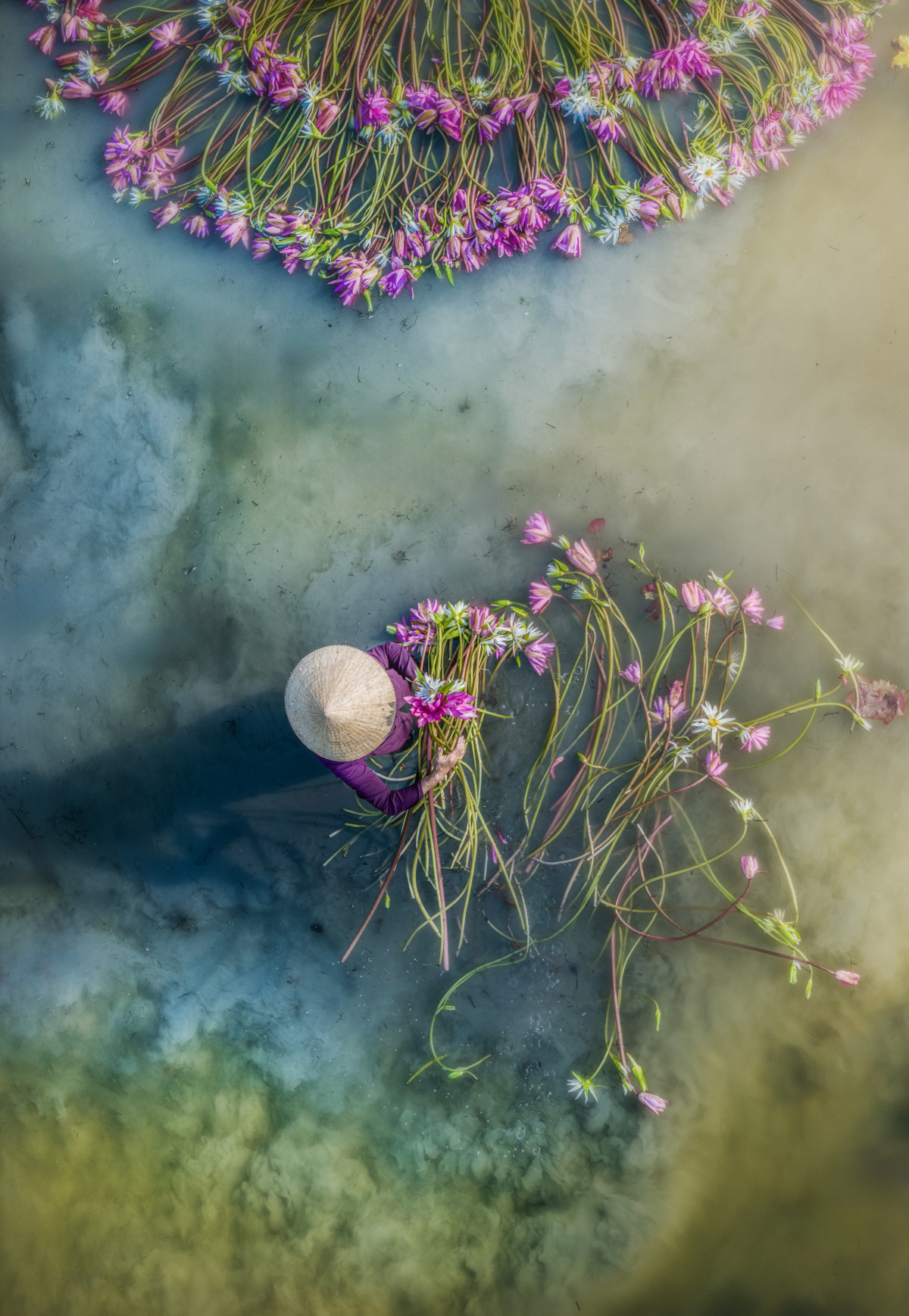 Colors of silt and sweat